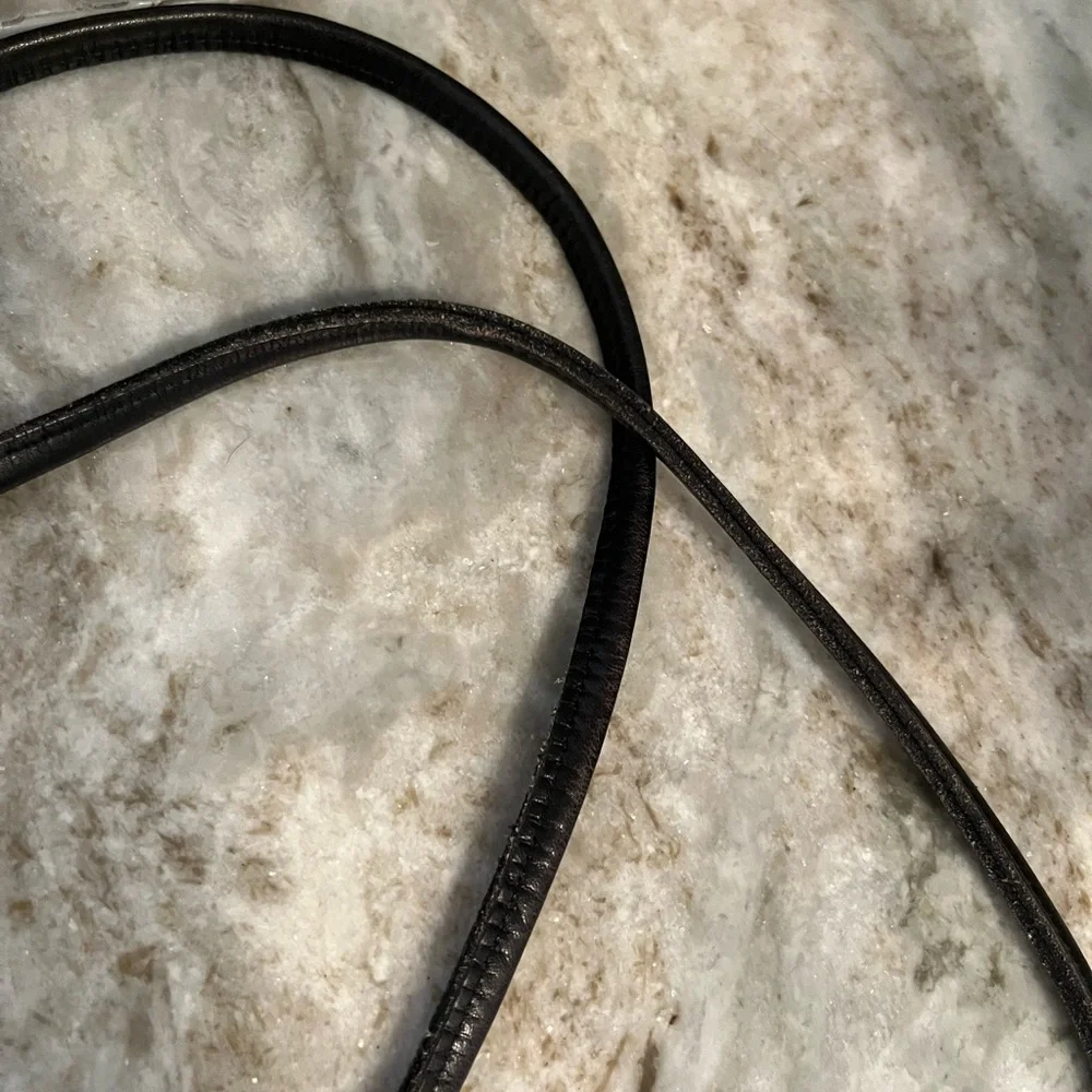 SOLD Coach Scooter Crossbody Bag Black Leather 9893 Used Condition - Picture 7 of 14